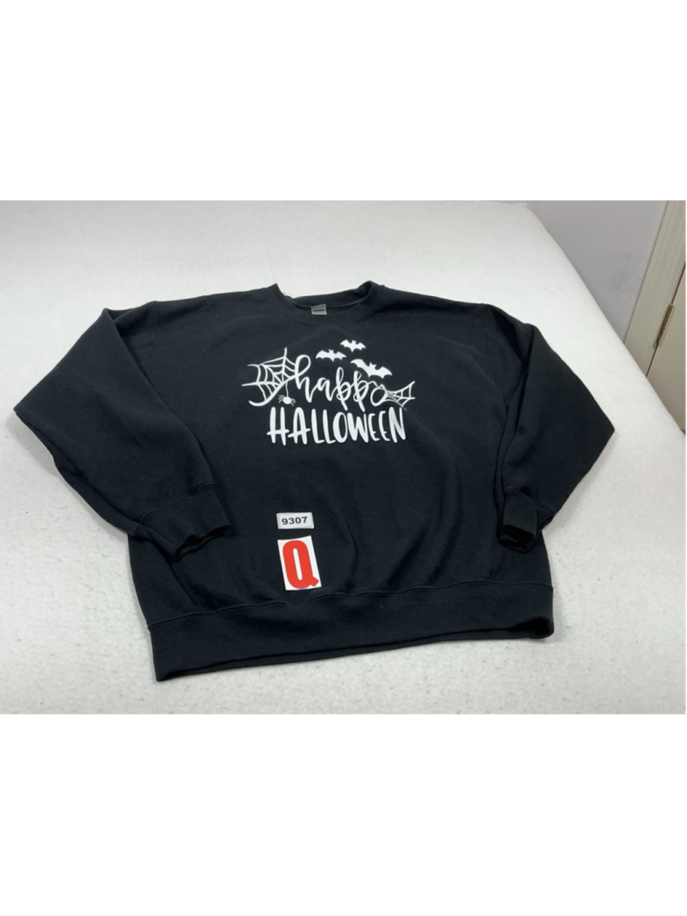 Unisex Adult Excellent Gildan Pullover Haloween Sweatshirt Large Black